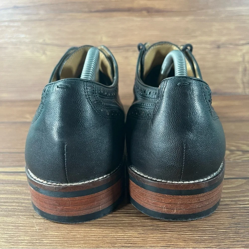 Cole Haan Grand‎ OS Wingtip Black Leather Dress Shoes Men’s Size 10